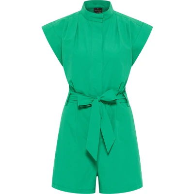 Afbeelding van Playsuit DREIMASTER L / Groen 100% Katoen