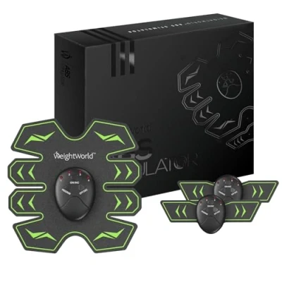 Afbeelding van 8 pads Abs Stimulator Buikspiertrainer USB oplaadbaar EMS Sixpack trainer voor mannen &amp; vrouwen om thuis te trainen Met in plaats van 6 CE gecertificeerd