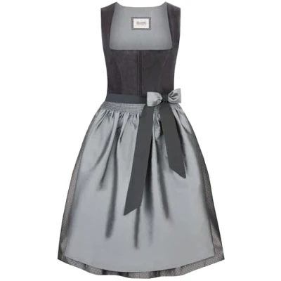 Afbeelding van Stockerpoint Dirndl Gloria, grafietgrijs, 40