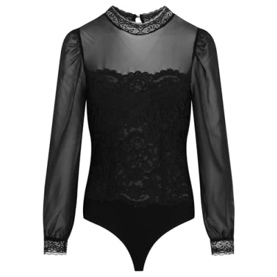 Afbeelding van Morgan Twist Blouse, Dames, Maat: 42, Noir
