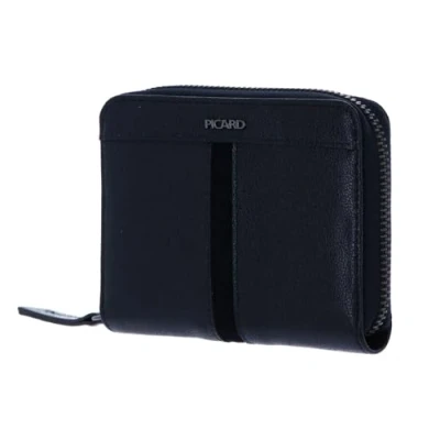 Afbeelding van PICARD Leren Portemonnee Marie 1 Zip Wallet Ozean Blauw