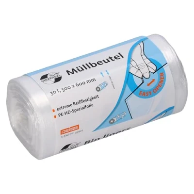 Afbeelding van Vuilniszakken DEISS UNIVERSAL PLUS 30 L, 100 stuks