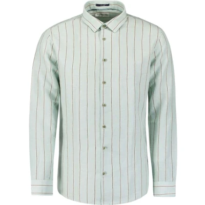 Afbeelding van No Excess Overhemd Gestreept Regular Fit Licht blauw 3XL