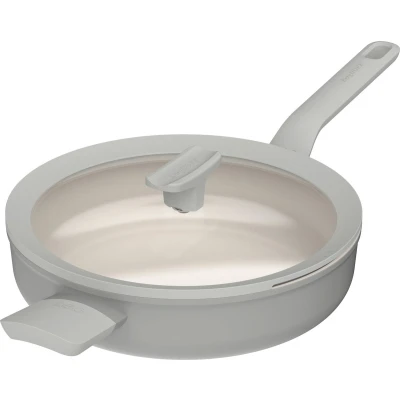 Afbeelding van Braadpan BergHOFF Leo Recycled Balance met Deksel en Lange Korte Greep 26 cm Moonmist Gray