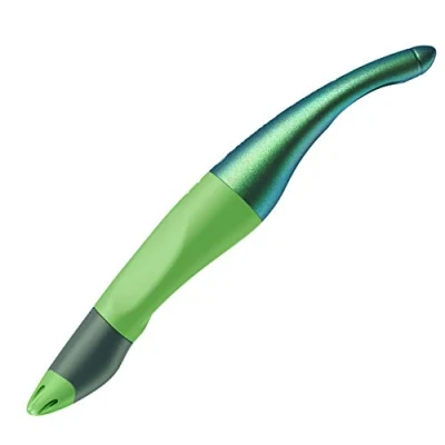 Afbeelding van Ergonomische rollerball voor rechtshandigen STABILO EASYoriginal Holograph Edition groen 1 stuks Schrijfkleur blauw (uitwisbaar met inktwisser) inclusief inktpatroon