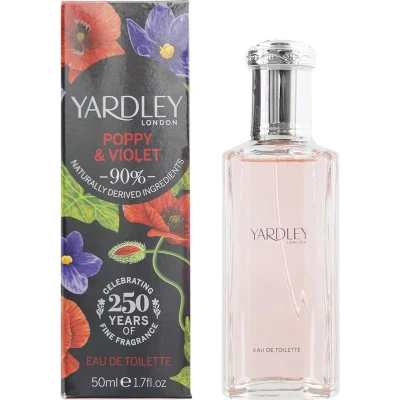 Afbeelding van Yardley Poppy &amp; Violet Eau de Toilette 50ml Spray