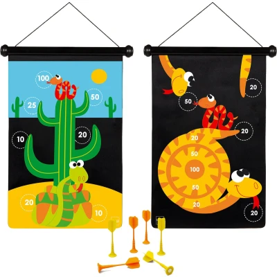 Afbeelding van Scratch Active Play: MAGNETISCHE DARTS Slangen 36x55cm, 2 zijdig bedrukt, in tube, 5+