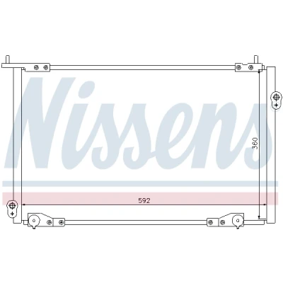 Afbeelding van Nissens Airco condensor 94736