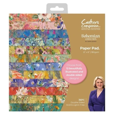 Afbeelding van Sara Signature Bohemian Paperpad 15x15 cm