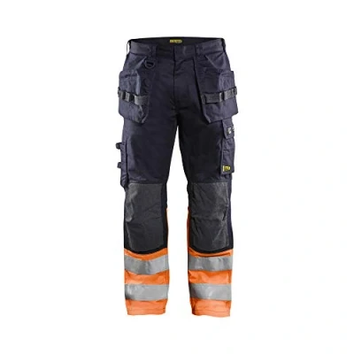 Afbeelding van Blaklader Multinorm inherent werkbroek 1489 1513 Marineblauw/Oranje C62