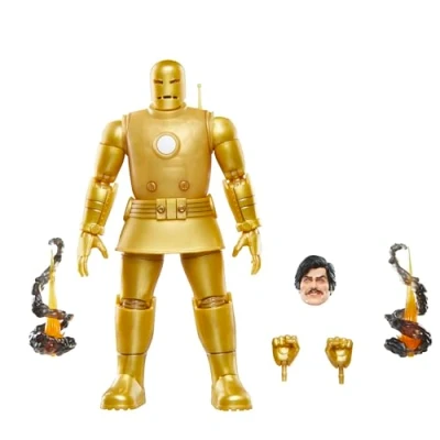 Afbeelding van Iron Man Marvel Legends Action Figure (Model 01 Gold) 15 cm