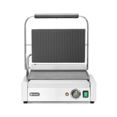 Afbeelding van Hendi Contactgrill &quot;Panini&quot;, RVS, 37(b)x43(d)x21(h)cm, 263662