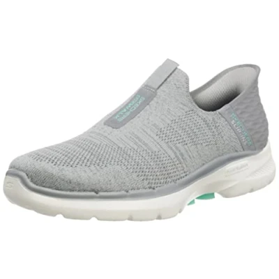 Afbeelding van Skechers Ga lopen 6 Sneaker dames, Grijs Textiel Trim, 36 EU