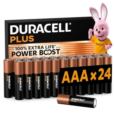 Afbeelding van Alkalinebatterij AAA Plus PowerBoost 24 stuks Duracell