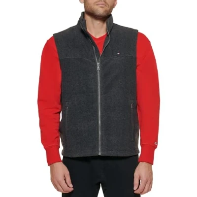 Afbeelding van Tommy Hilfiger Polar Vest Fleece voor heren, donkergrijs, M