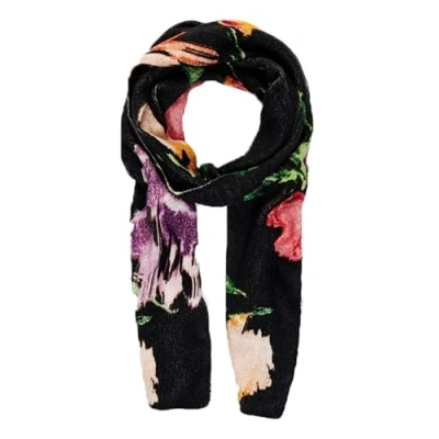Afbeelding van Desigual Faces Sjaal, Dames, Maat: One Size, Black
