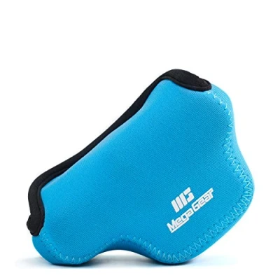 Afbeelding van MegaGear &quot;Ultra Light&quot; neopreen cameratas voor Panasonic GM1 met 12 32 mm (blauw)