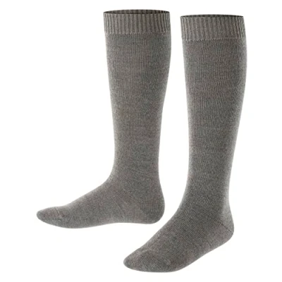 Afbeelding van Falke Comfort WOOL Kneehigh WARM Kniekousen voor kinderen, Maat: 39 42, Dark grey melange