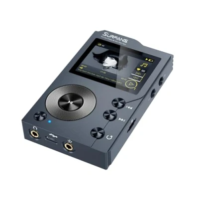 Afbeelding van Surfans, F20, MP3 speler met bluetooth, DSD DAC, verliesvrije digitale toon hoge resolutie, draagbare audiospeler 32 GB geheugenkaart, geheugen uitbreidbaar tot 256