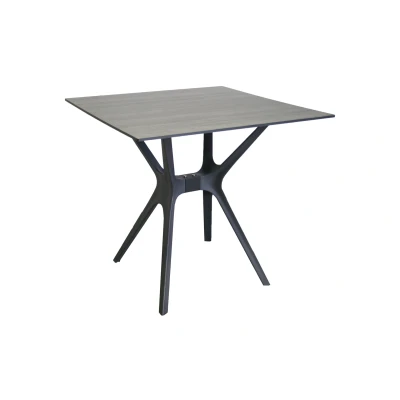 Afbeelding van SenS Line Jasper Tuintafel Kunststof 80cm Grijs