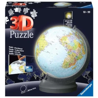 Afbeelding van Ravensburger 3D Puzzel Aarde met Licht, 540st.