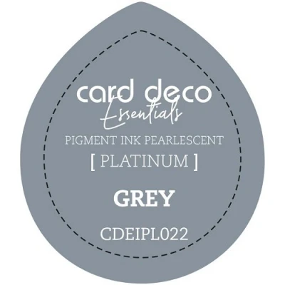 Afbeelding van Card Deco Essentials Pigment Ink Pearlescent Grey