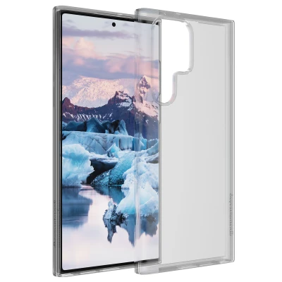 Afbeelding van Samsung Galaxy S23 Ultra Hoesje Gerecycled Siliconen en TPU (zacht) dbramante1928 Softcase/Backcover Transparant Telefoonhoesje