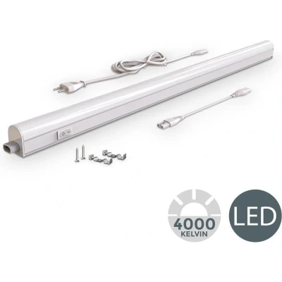 Afbeelding van B.K.Licht LED lichtstrip Lichtstrip, keukenlamp, stekker systeem, 15W 1.200 lumen 4.000K, wit