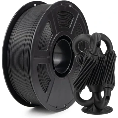 Afbeelding van PA CF Nylon Filament 1kg, Verbeterde 1.75mm Gevuld 20% Koolstofvezel, Versterkte 3D Printer