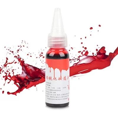 Afbeelding van Kunstmatige Halloween nepbloed, wondlittekens, realistisch, zombie, fantasie, make up, voor theater, vampier, cosplay, (30 ml)