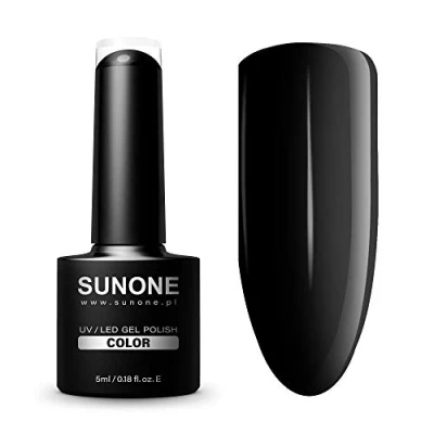 Afbeelding van Sunone UV/LED Hybride lak 5Ml, Zwart Inez