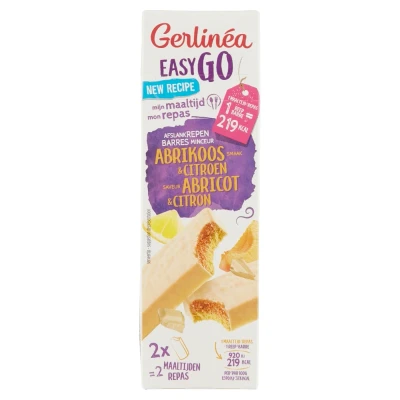 Afbeelding van 3x Gerlinea Repen Abrikoos&amp;Citroen 2x58 gr