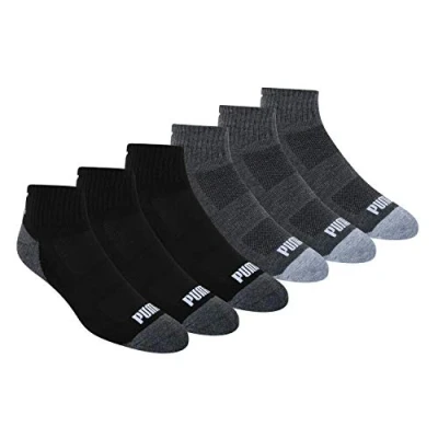 Afbeelding van PUMA Herensokken (verpakking van 6 stuks), zwart/grijs combo