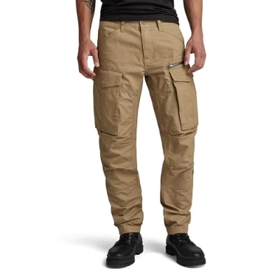 Afbeelding van G Star Rovic ZIP Regular Tapered Cargobroek, Heren, Maat: 28x32, Fawn