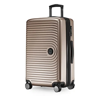 Afbeelding van HAUPTSTADTKOFFER Mitte Middelgrote koffer met harde schaal, TSA, 4 wielen, ruimbagage 8 cm volumevergroting, 68 cm, 88 L, aubergine