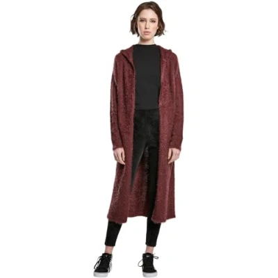 Afbeelding van Urban Classics Feather Vest, Dames, Maat: XS, Cherry