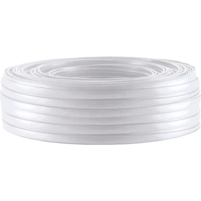 Afbeelding van 4 aderige Telefoonkabel Plat CCA 10 meter Wit