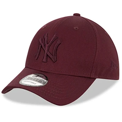 Afbeelding van New Era York Yankees Cap 9forty Snapback Verstellbar Basecap Mlb Kappe Baseball Weinrot One Size