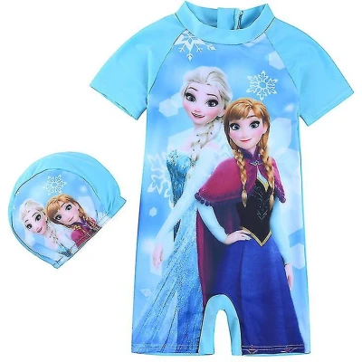 Afbeelding van Disney Frozen UV 50 zwempak badpak korte mouw 1 2 jaar