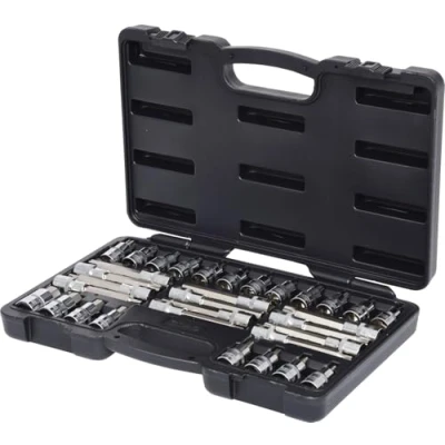 Afbeelding van KS Tools, Dopsleutel + dopmoer, 1/2&quot; CHROMEplus bitdoppenset, 1/2&quot;, 32 delen