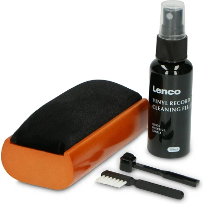Afbeelding van Lenco TTA 5IN1 5 in 1 reinigingskit Houten schoonmaak borstel met fluweel vulling Black