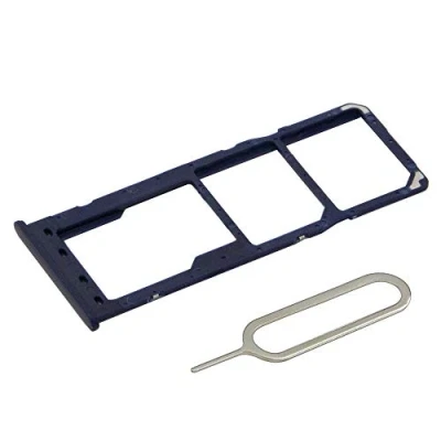 Afbeelding van MMOBIEL Sim Tray Kaart Houder Nano Slot Compatibel met Samsung Galaxy A10 A105 (blauw)