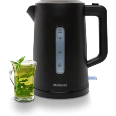 Afbeelding van Brabantia Waterkoker 2200 Watt 1,7 Liter Snoeropbergruimte Automatische uitschakeling BBEK1017