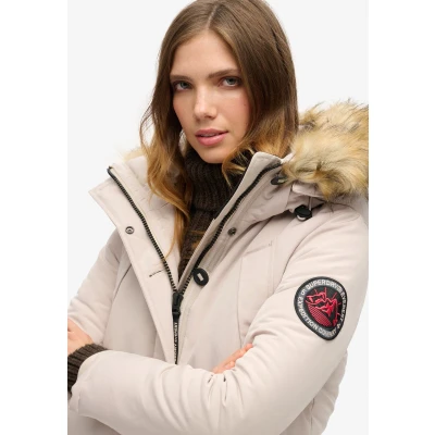Afbeelding van Superdry Everest Faux Fur Parka Beige 2XS Vrouw
