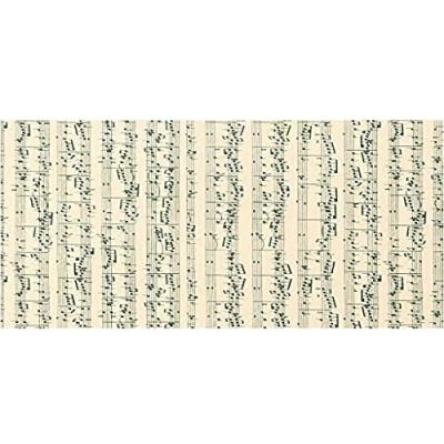 Afbeelding van Creotime muzieknotenkarton 21 x 29,7 cm 10 stuks multicolor