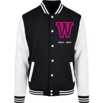 Afbeelding van Urban Classics College jacket M Wonderful Zwart/Wit