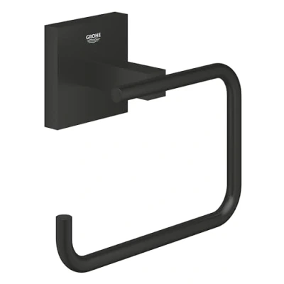 Afbeelding van Grohe start cube toiletrolhouder matte black 409782430