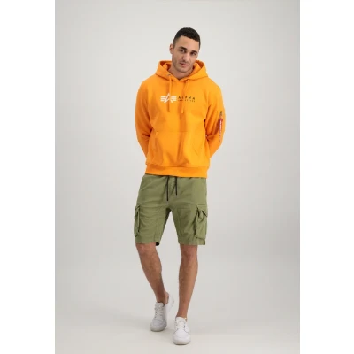 Afbeelding van Alpha Industries Twill Shorts, Heren, Maat: Small, Olive