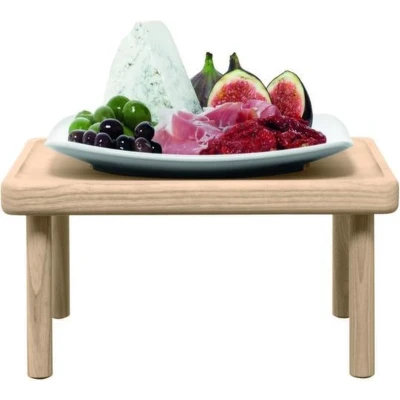 Afbeelding van L.S.A. Stilt Serveerplateau met Bord 23,8x35,5 cm Porselein Bruin