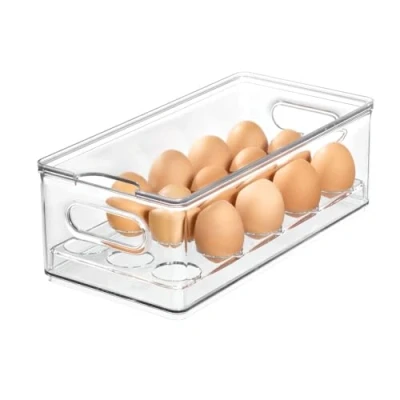 Afbeelding van Opbergbox voor Eieren iDesign The Home Edit Transparant (30,5 x 15,2 cm)